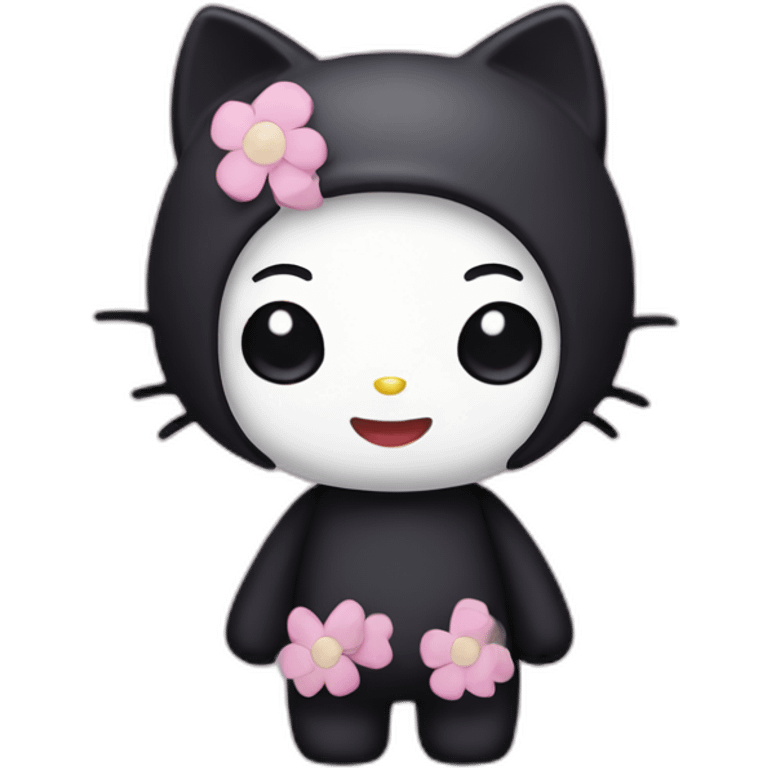 Kuromi hello kitty emoji