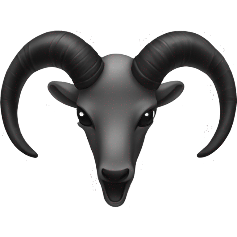 Upside down horns emoji