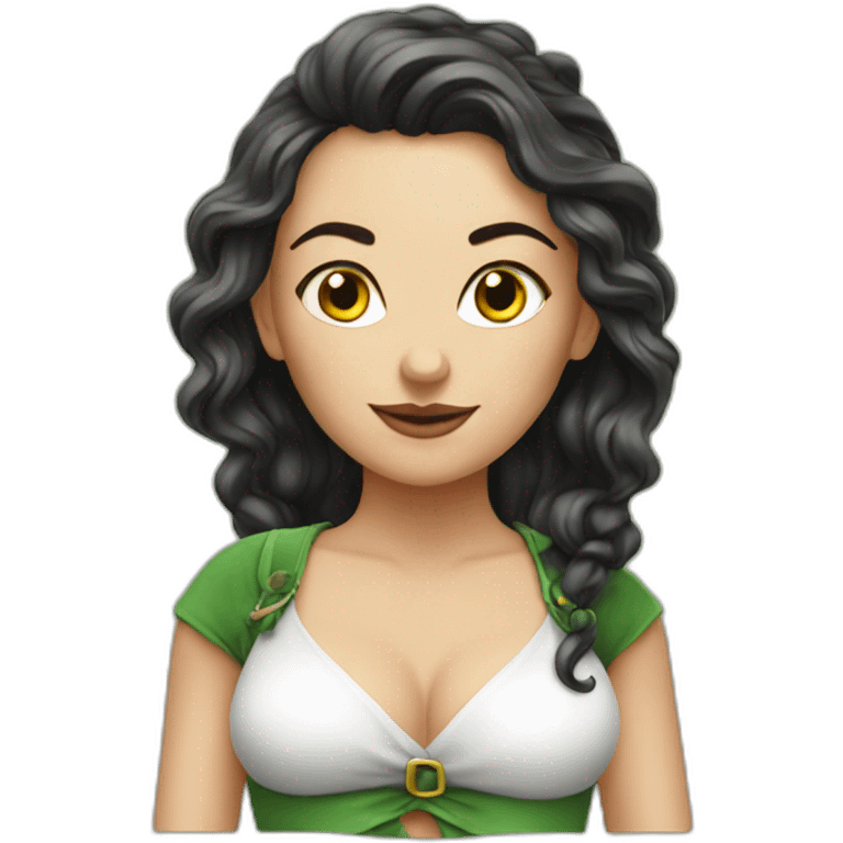 Sexy Irish woman emoji