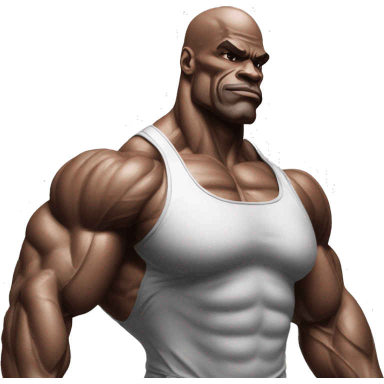 prime ronnie coleman most muscular pose emoji