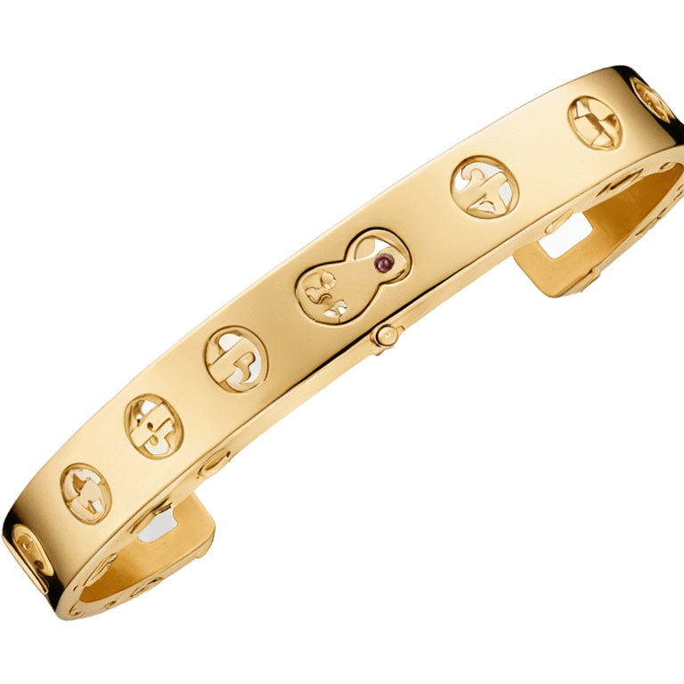 cartier love bracelet gold emoji