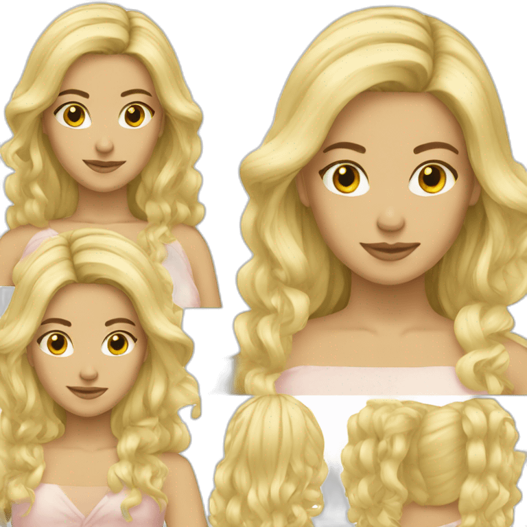 gitano blond hair emoji