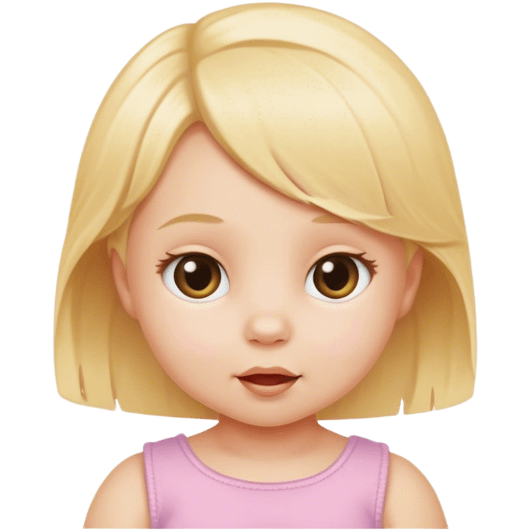 blond Baby girl  emoji