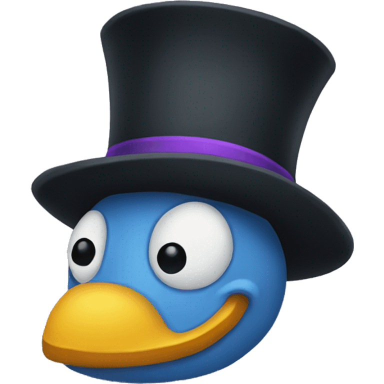 discord logo with a tophat emoji