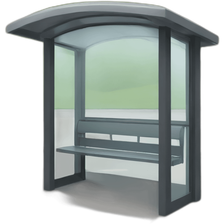 bus shelter emoji