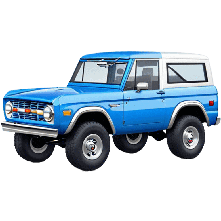 Ford Bronco - Ford (Model Year: 2021) (Iconic colour: Blue) emoji