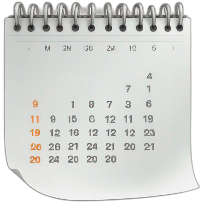 Calendar  emoji