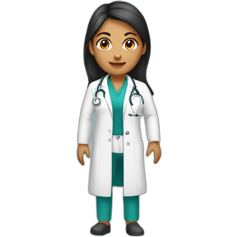 indian doctor female emoji