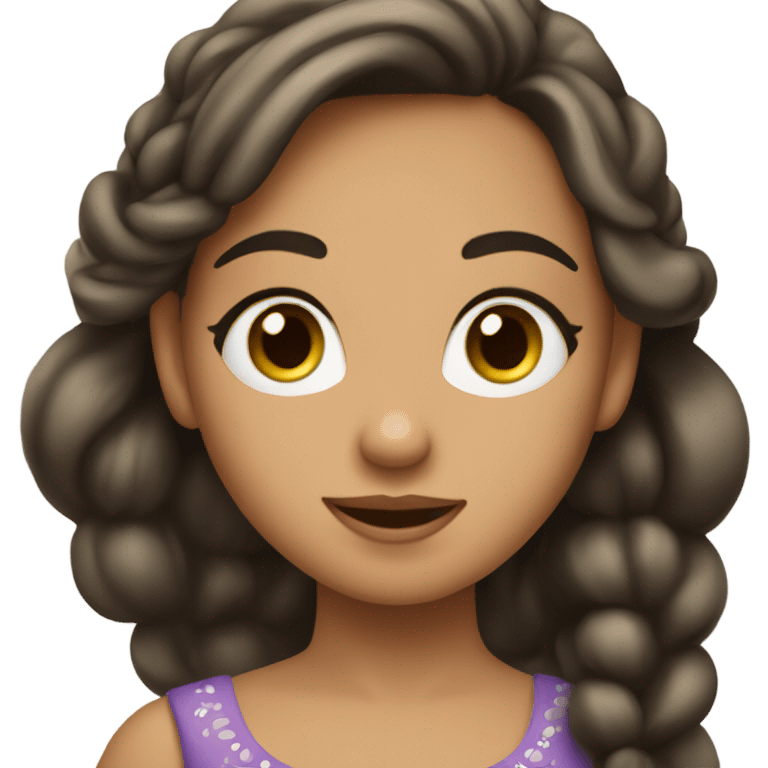 Omish pageant girl who might be a Disney princess and is gluten-free. emoji