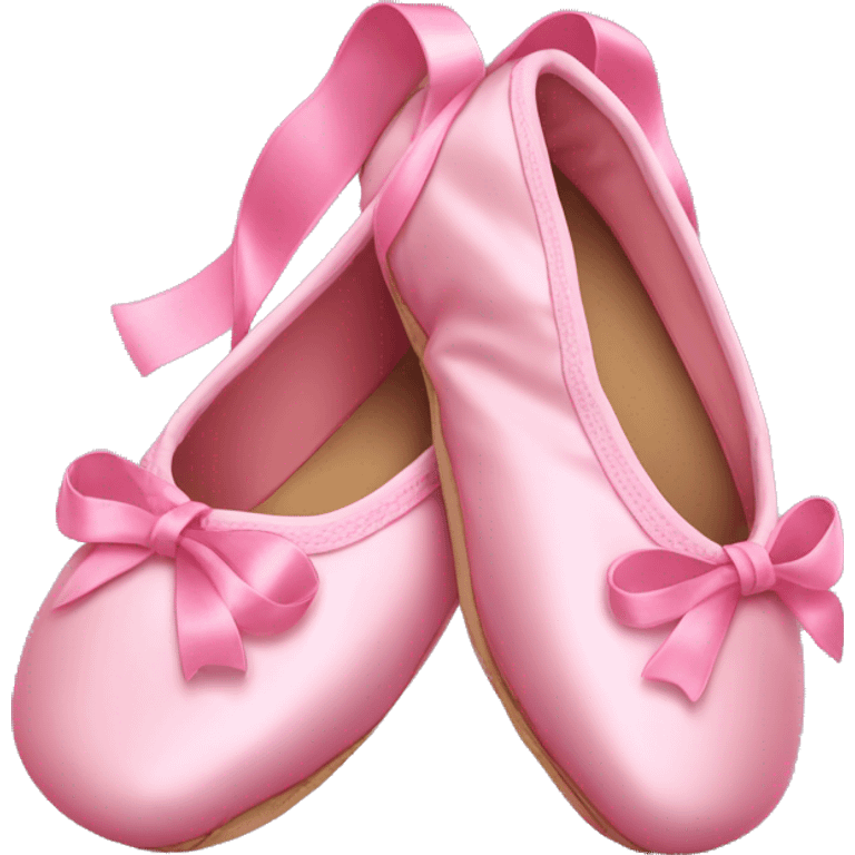 Pink Ribbon ballet shoes emoji