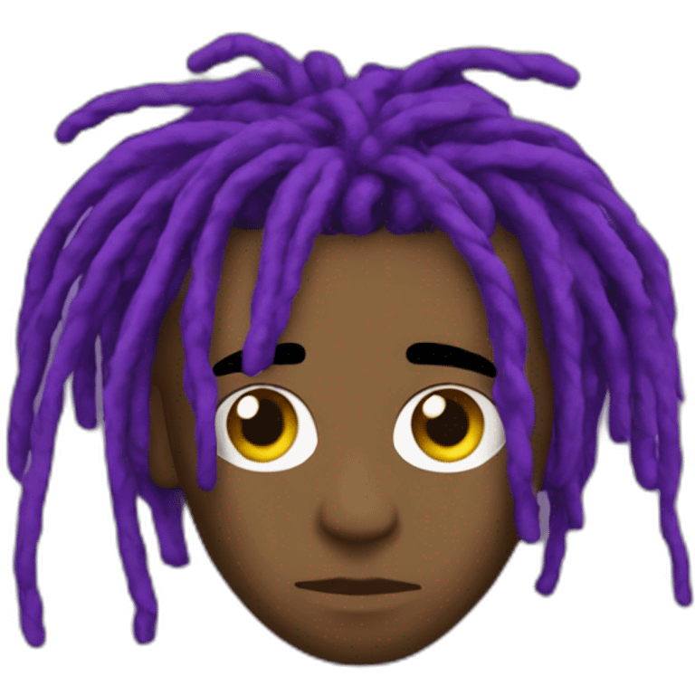 lil uzi vert purple dreads emoji