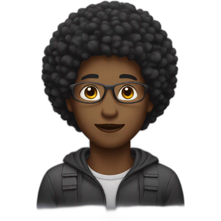 Afro emoji