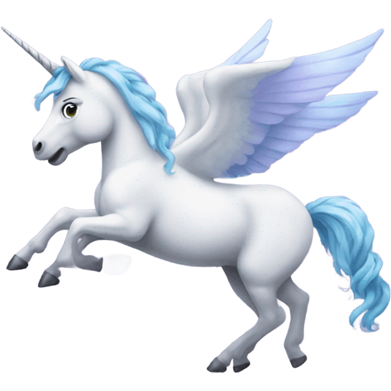 Flying unicorn emoji