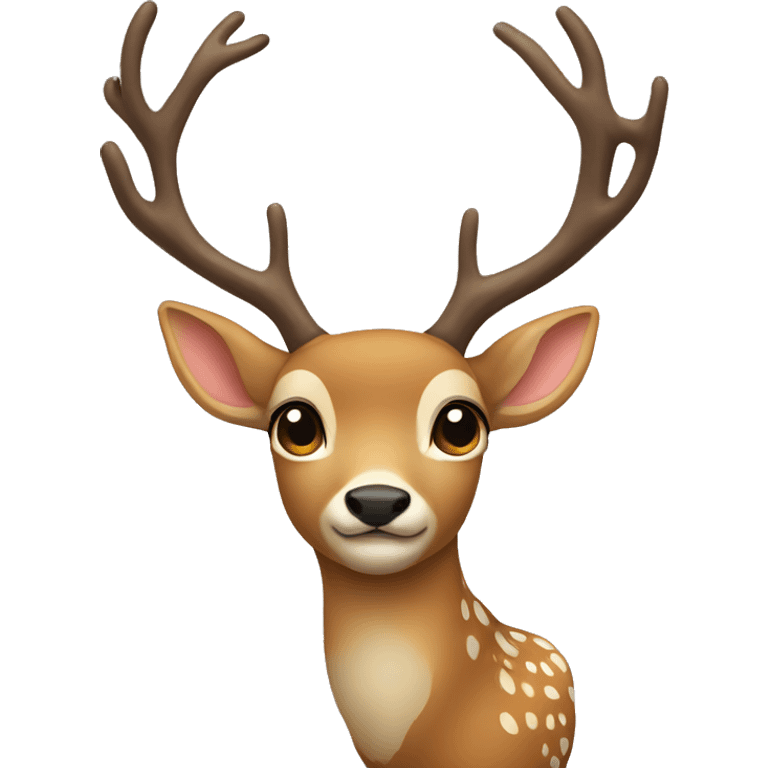 New Year’s Deer emoji