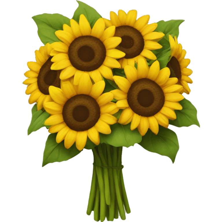 Sunflower bouquet  emoji