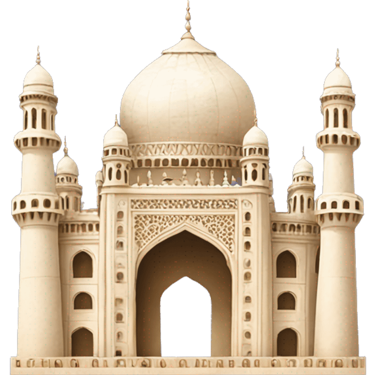 Charminar in indian glag emoji