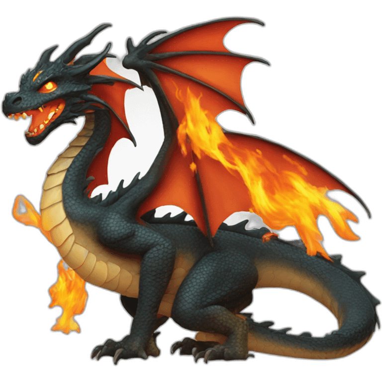 Dragon fire emoji