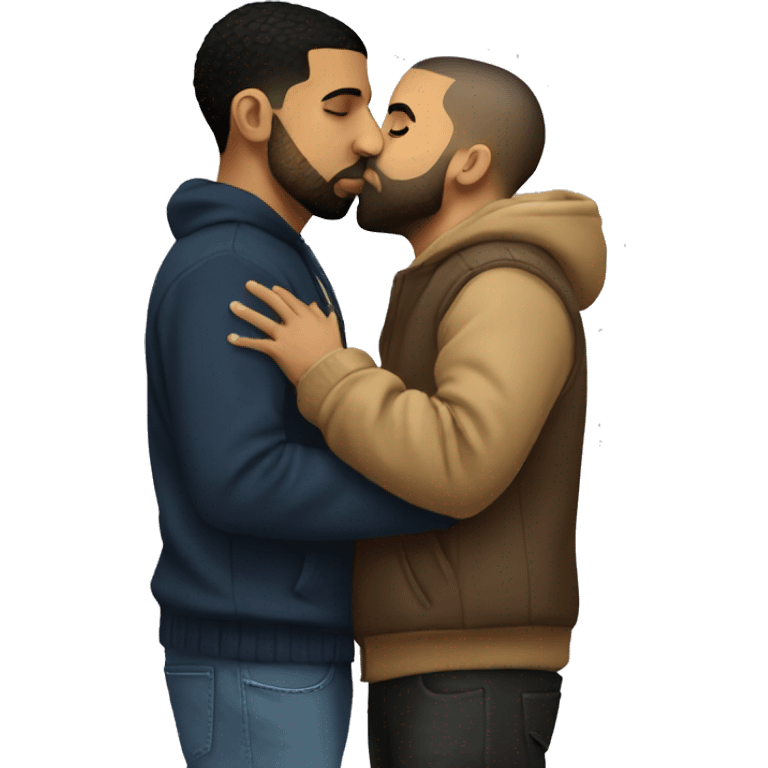 drake kissing drake emoji