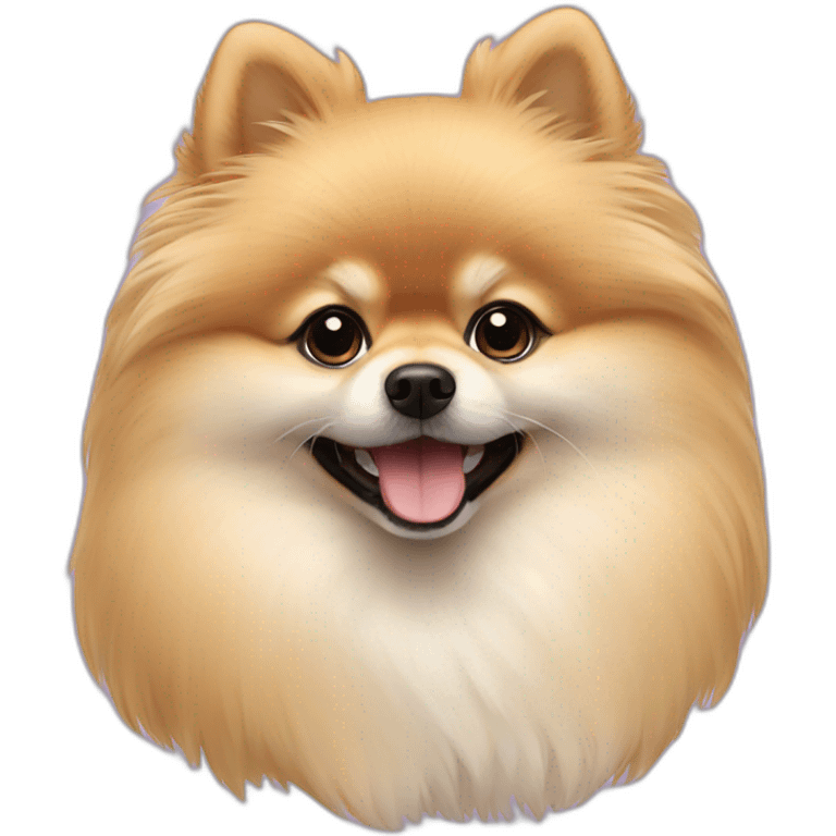 Creme Pomeranian   emoji