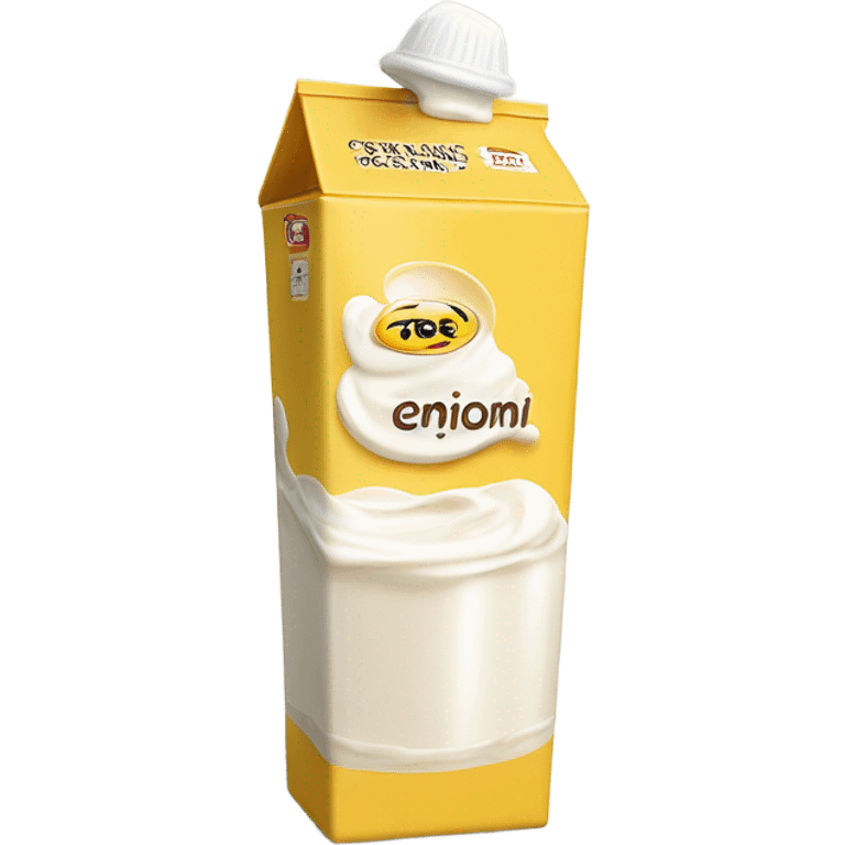 carton of cream emoji