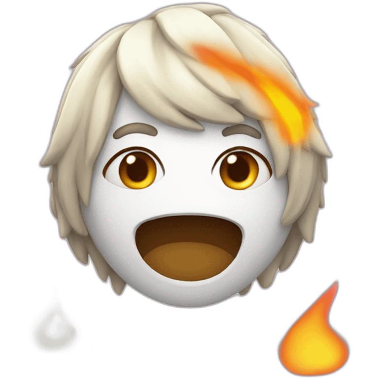 Cœur flamme emoji