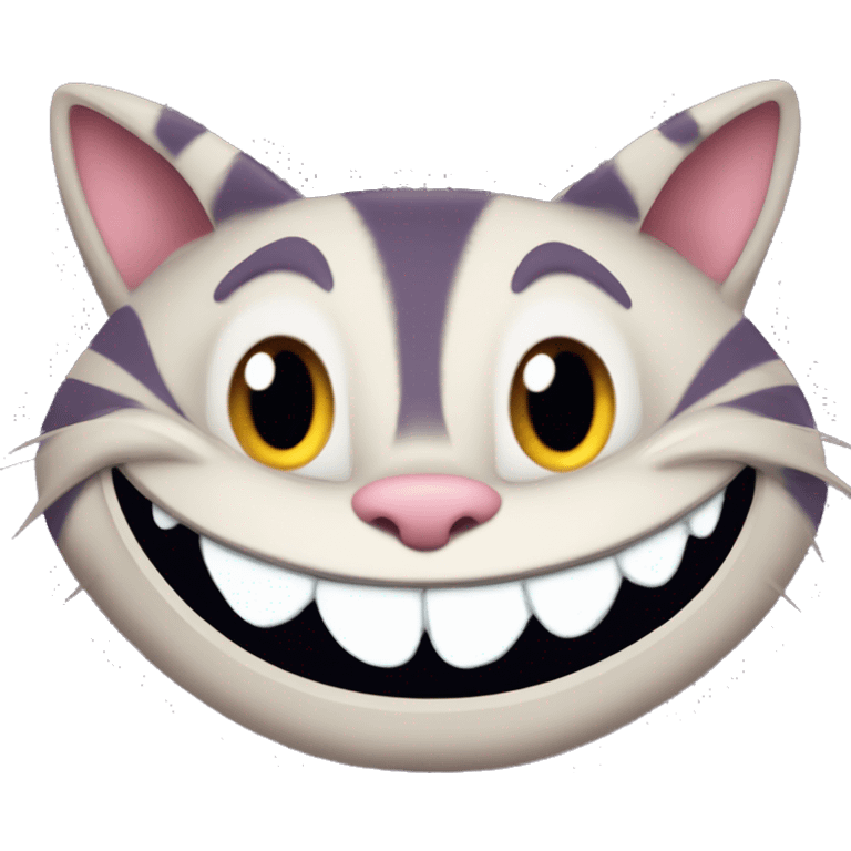 Cheshire cat smile ￼ emoji