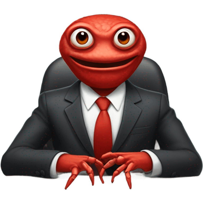 alien red human man crab president emoji