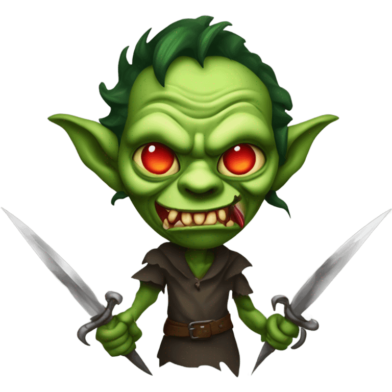 Evil goblin emoji