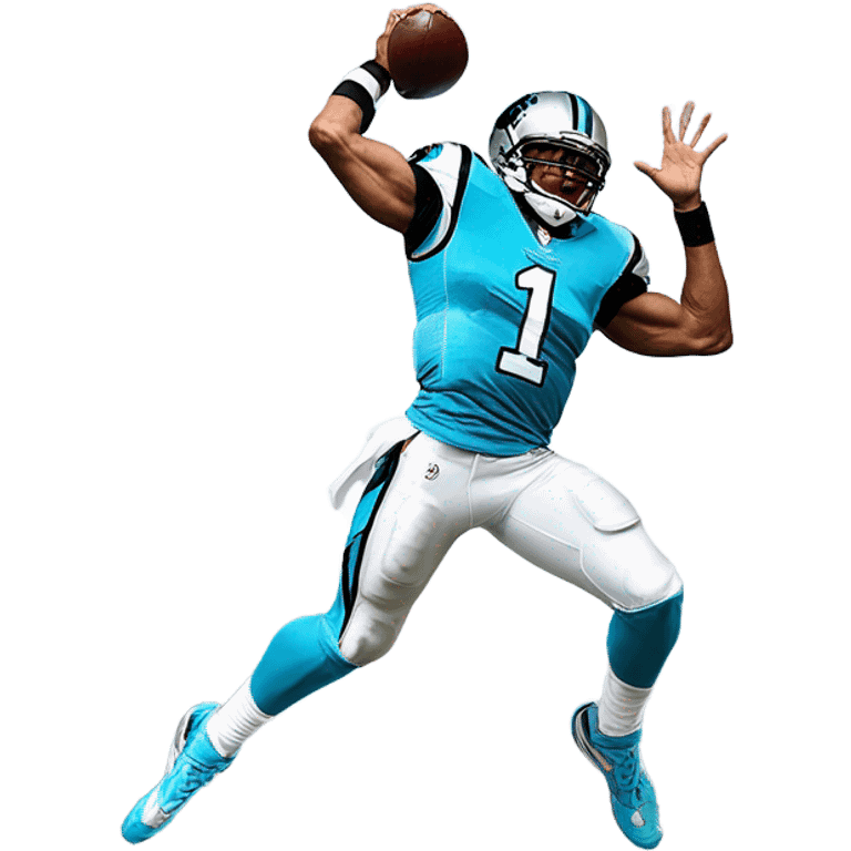 Cam newton hurdle emoji