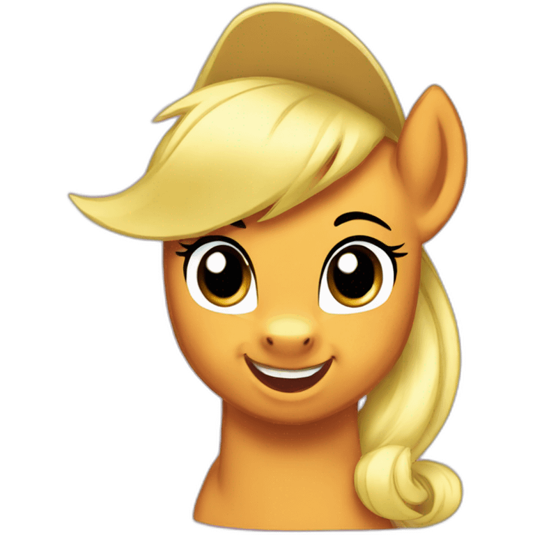 Applejack my little pony emoji