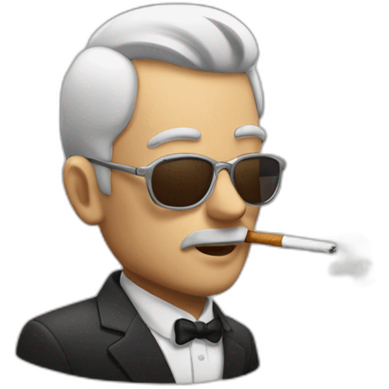 Smoking man emoji