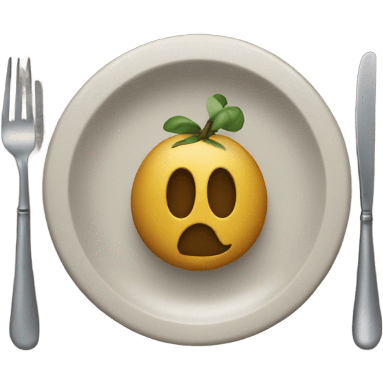 Remove the spoon and the fancy outline emoji