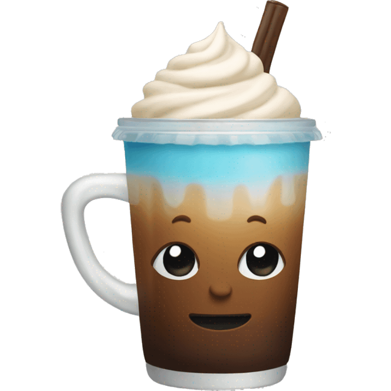 Ice coffee emoji