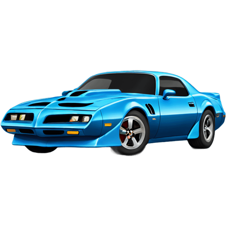 Blue trans am emoji