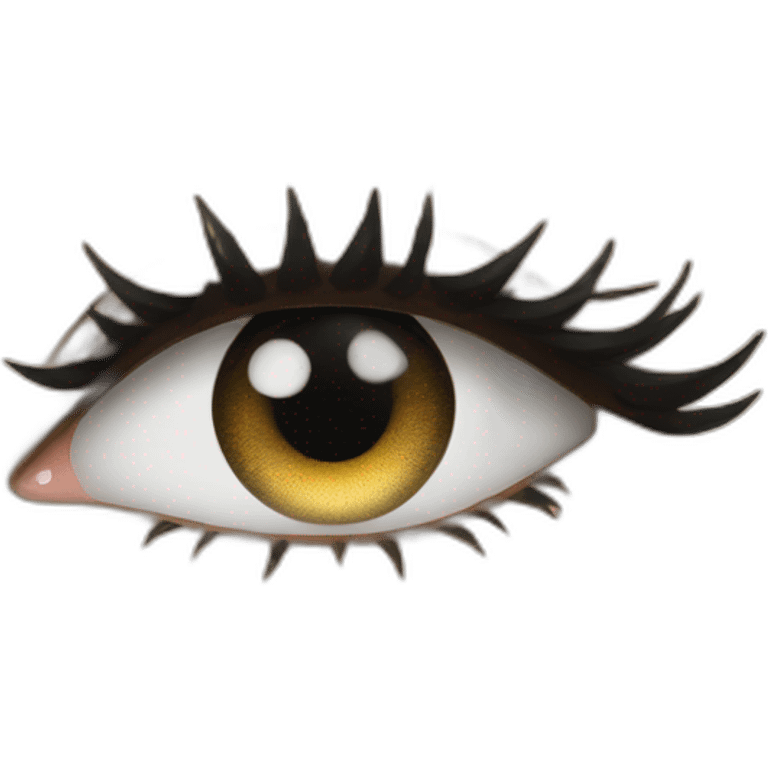 White snake female eye liner emoji