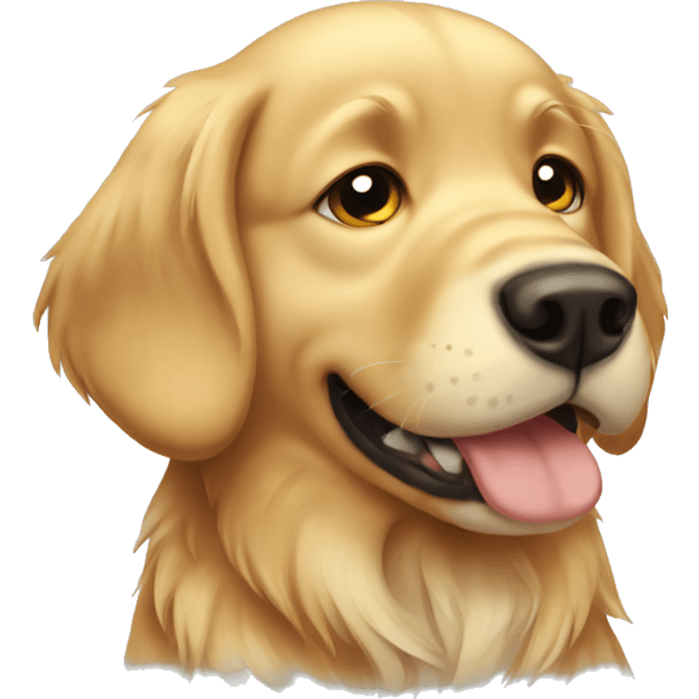 crying golden retriever  emoji