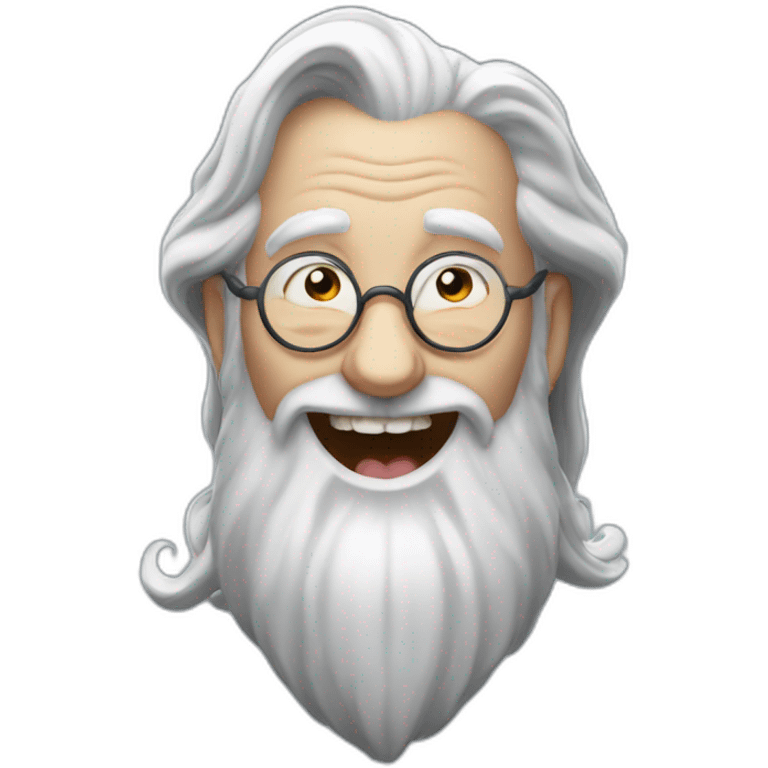 dumbledore laughing emoji