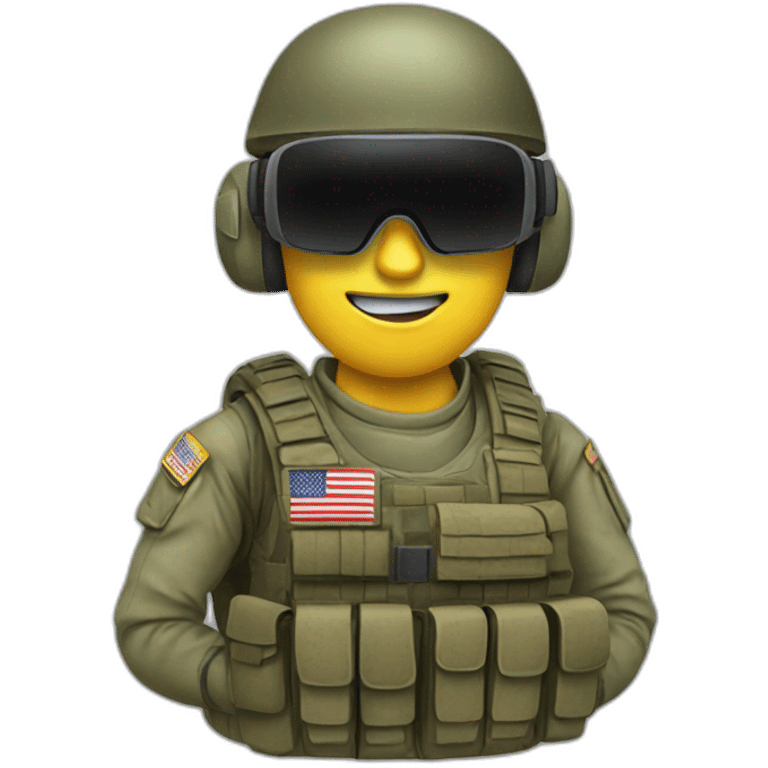 soldier with vr glasses emoji