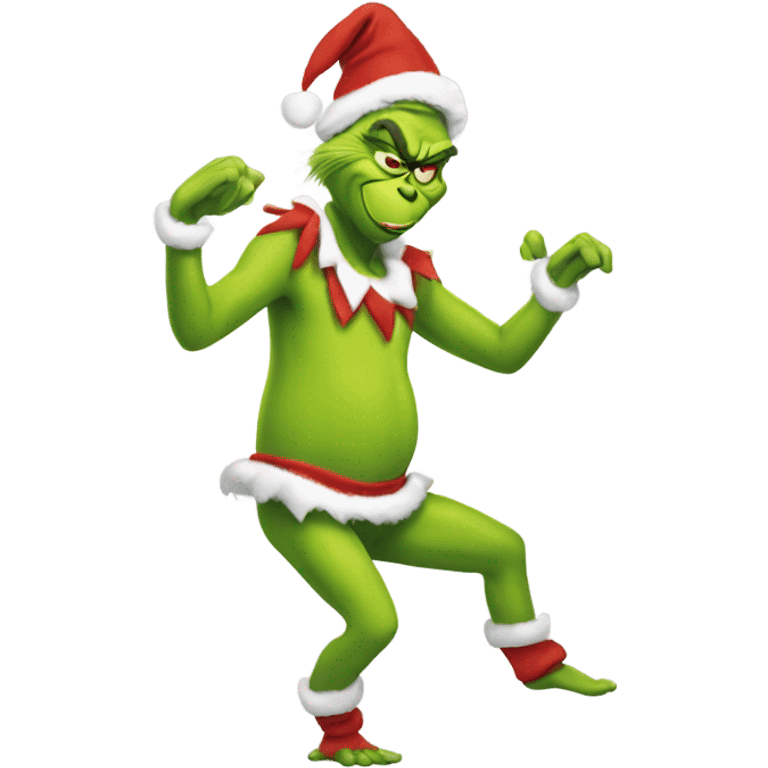 Grinch twerking emoji