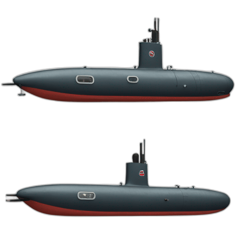 Norwegian Submarine with torpedo emoji