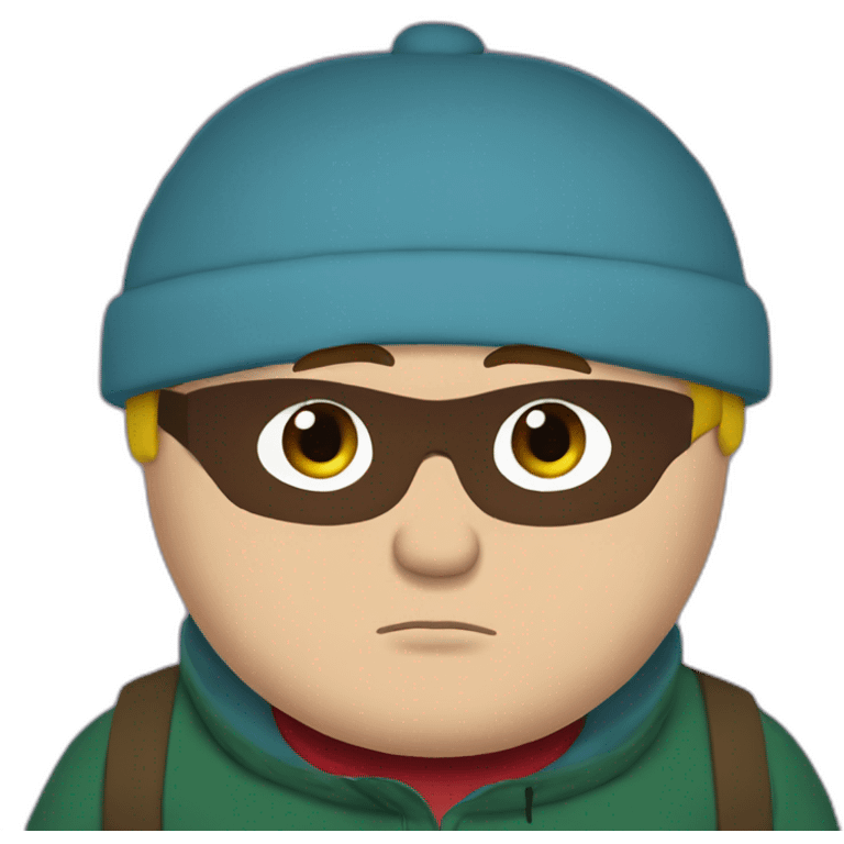 Cartman in south park emoji