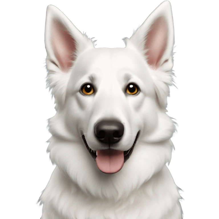 White swiss shepherd emoji