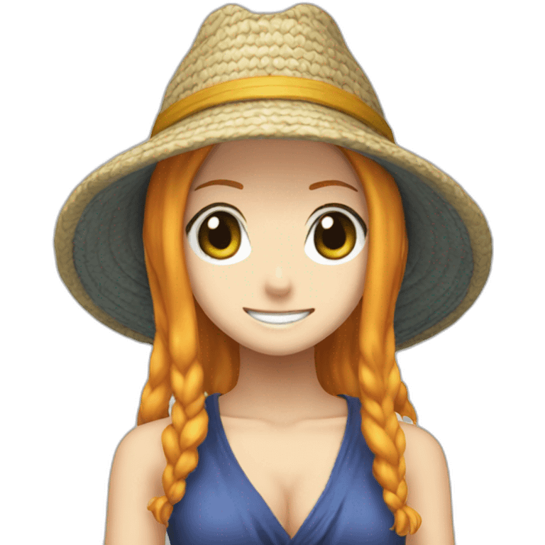 one piece nami emoji