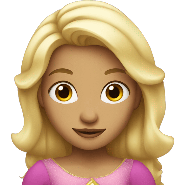 blonde girl princess emoji