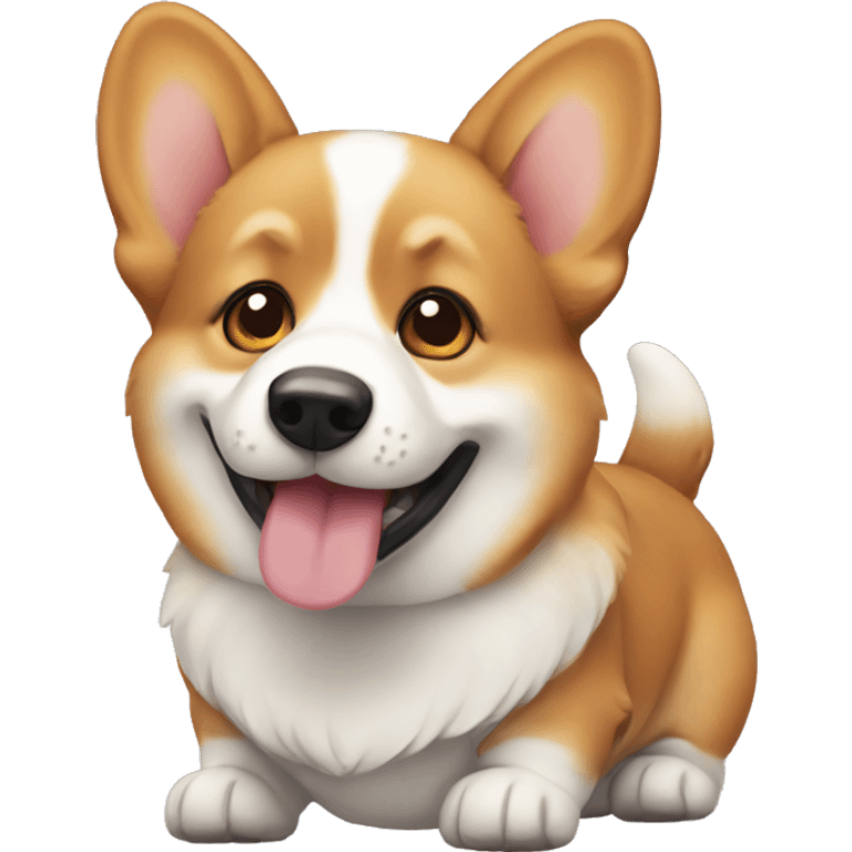 cute corgi emoji