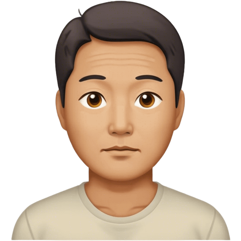 photorealistic korean worker middle age man emoji