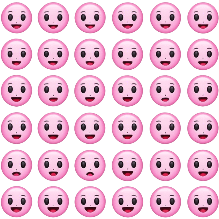 Cute light pink emojis emoji