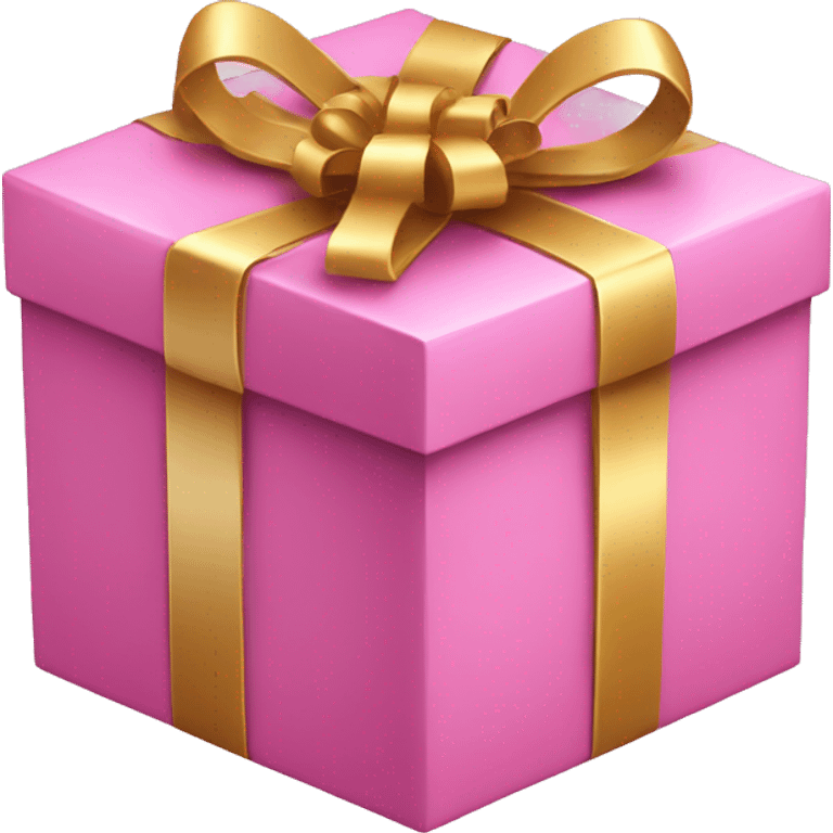 pink Christmas gift box emoji