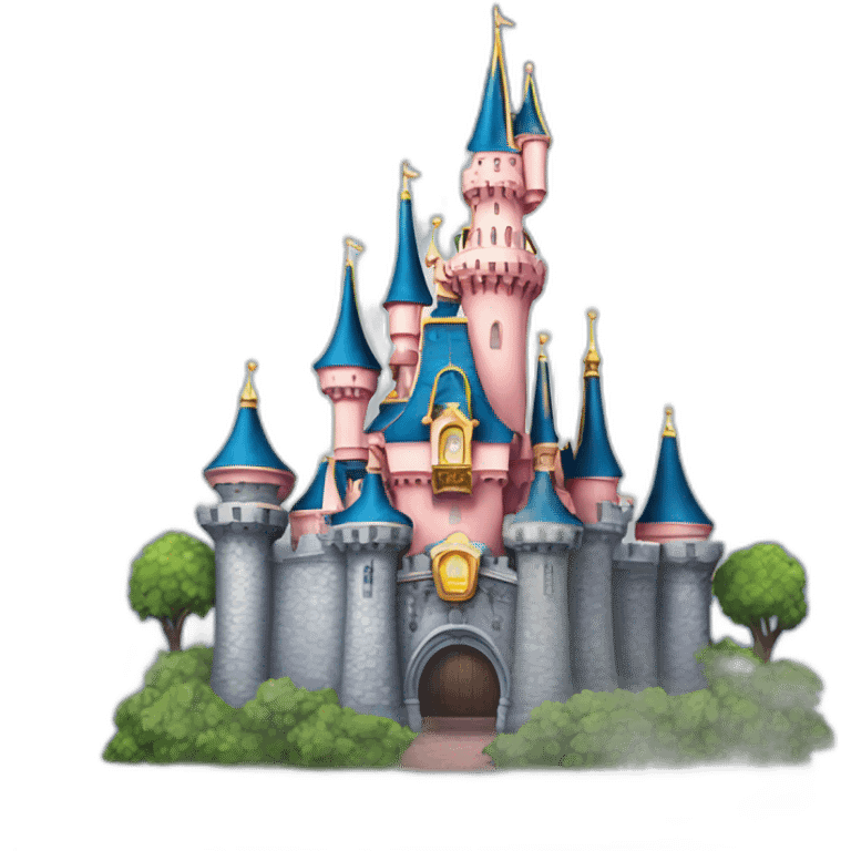 Disneyland Paris castle emoji