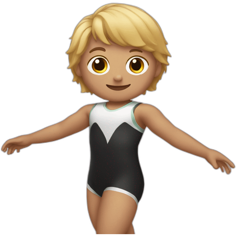 boy gymnast emoji